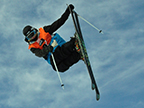 ¨Skifahrer auf dem Crap Sogn Gion in der Weissen Arena bei - Skiregion: Flims Laax Falera